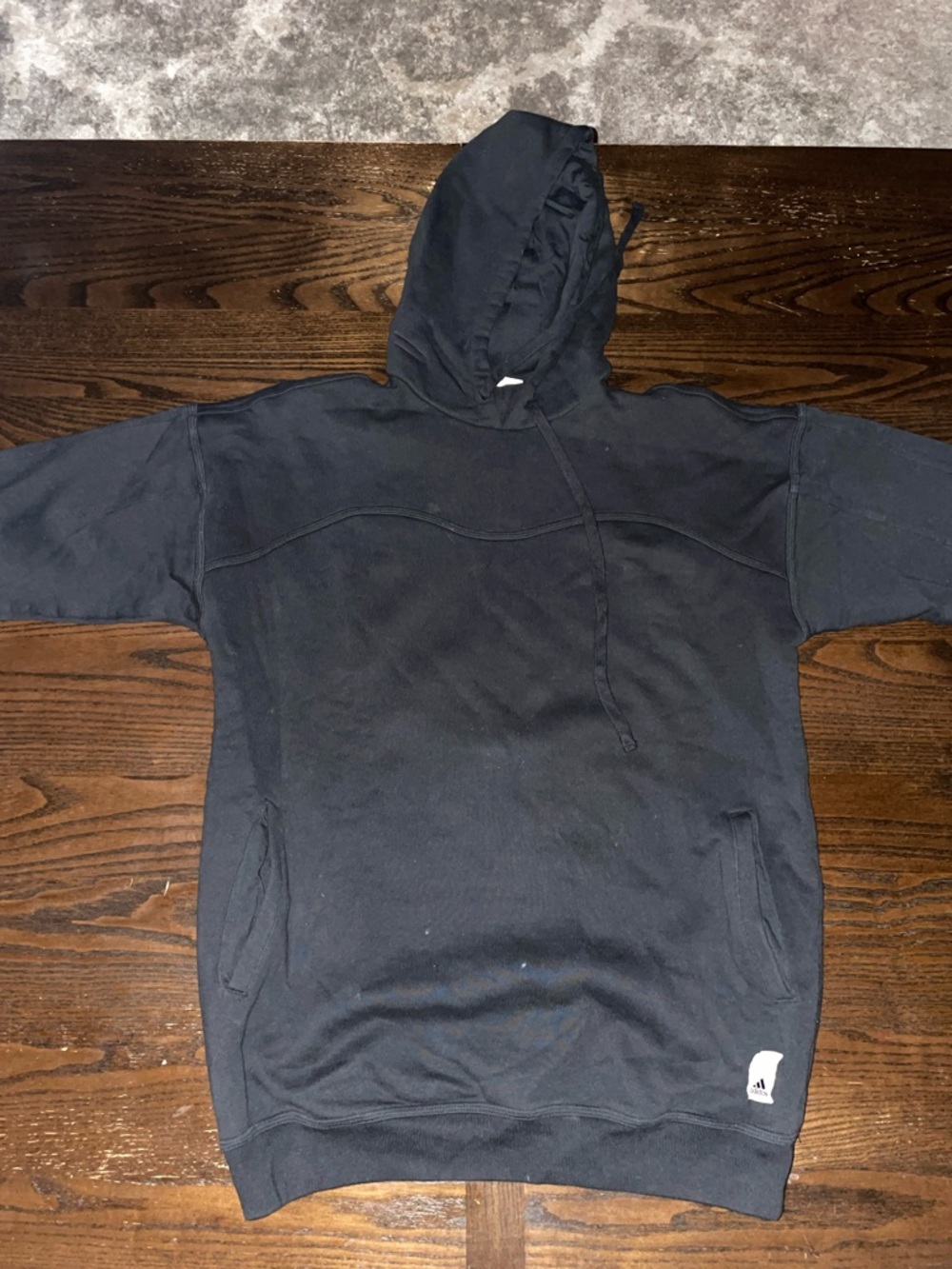 adidas Black Crewneck Hooded Sweater
